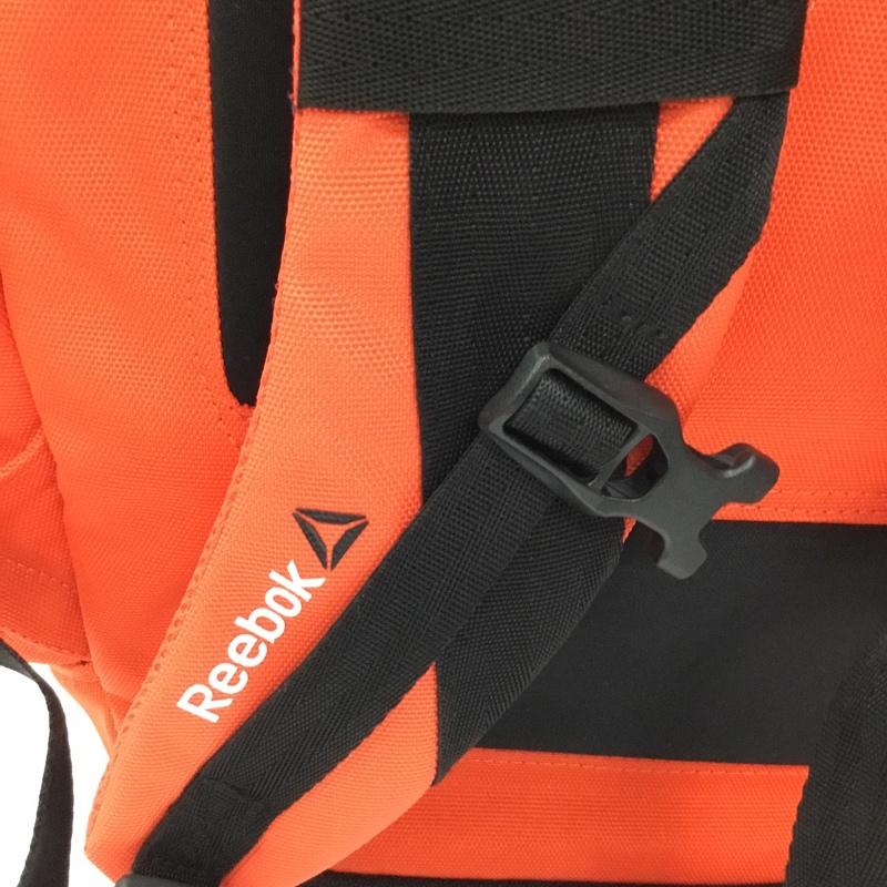 リーボック Reebok リュックサック、デイパック リュックサック、デイバッグ AJ6801 クロスフィット バックパック CORDURA ロゴ、文字 橙 / オレンジ / X 黒 / ブラック / メンズ USED 古着 中古 10106046
