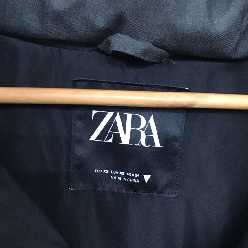 ザラ ZARA ジャケット、上着 ジャンパー、ブルゾン 3427/715/801 XS 無地 チャコールグレー / チャコールグレー / レディース USED 古着 中古 10133132
