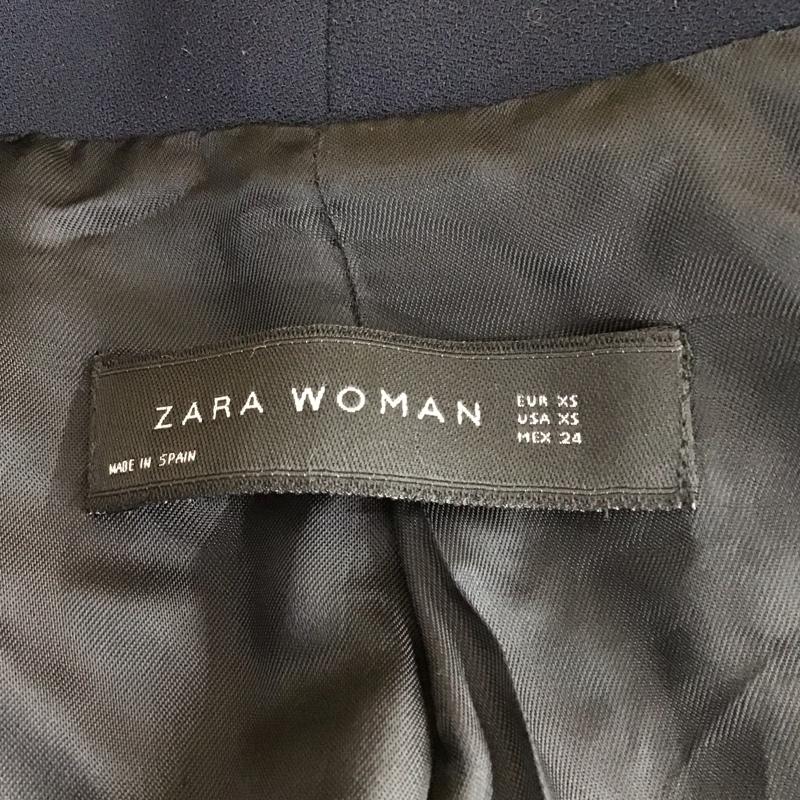 ザラウーマン ZARA WOMAN ジャケット、上着 ジャケット、ブレザー 7864 778 401 袖ギャザー XS 無地 紺 / ネイビー / レディース USED 古着 中古 10116177