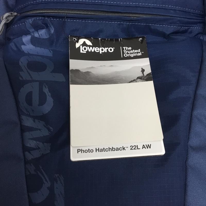 ロープロ Lowepro リュックサック、デイパック リュックサック、デイバッグ Photo Hatchback 22L カメラバッグ カメラリュック ロゴ、文字 紺 / ネイビー / メンズ USED 古着 中古 10135395