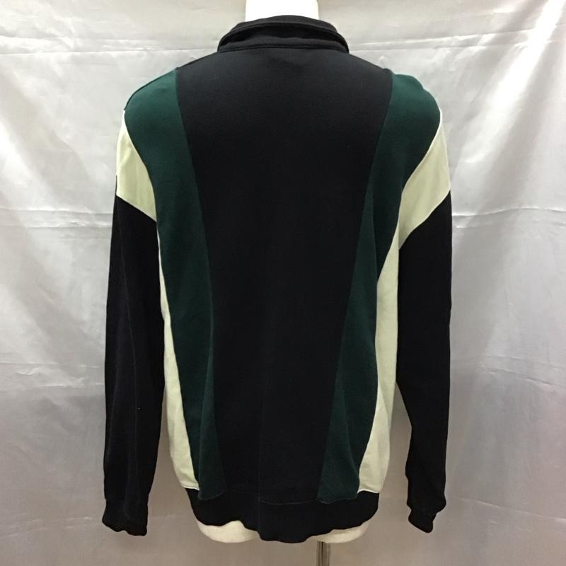 ハフ HUF トレーナー 長袖 ハーフジップ スウェット 20周年 XL ロゴ、文字 黒 / ブラック / X 緑 / グリーン / X アイボリー / アイボリー / メンズ USED 古着 中古 10112399