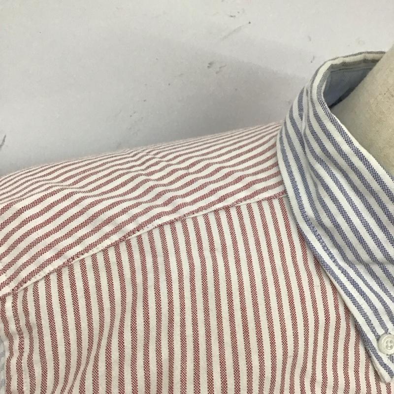 トミーヒルフィガー TOMMY HILFIGER シャツ、ブラウス 長袖 長袖シャツ カラーシャツ ポケットシャツ 長袖カットソー L ストライプ マルチカラー / マルチカラー /  メンズ USED 古着 中古 10112780