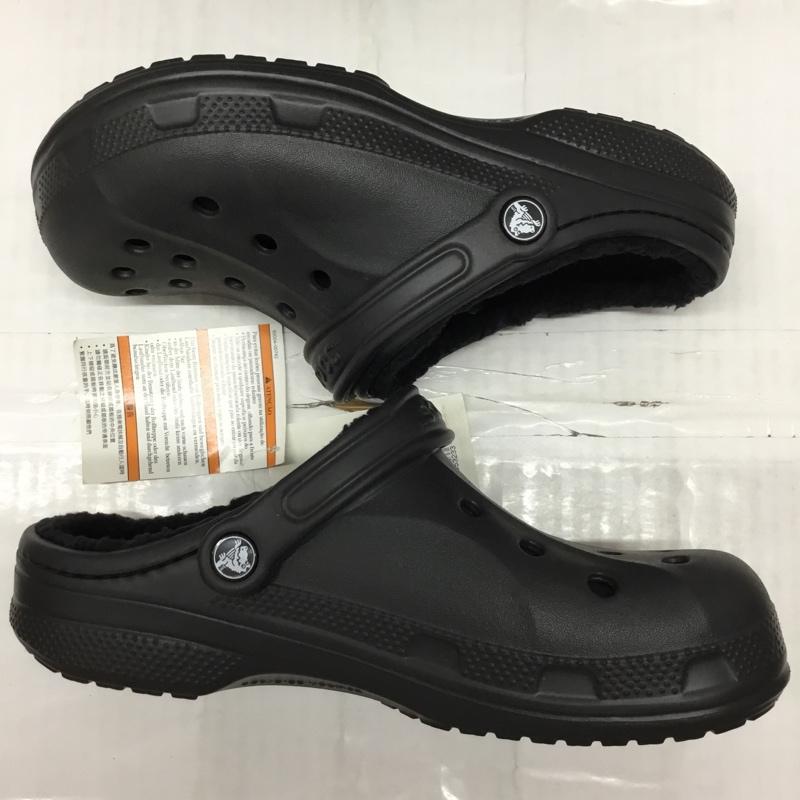 クロックス crocs シューズ シューズ Ralen lined Clog 16244-22z 25.0cm 無地 黒 / ブラック / メンズ USED 古着 中古 10119374