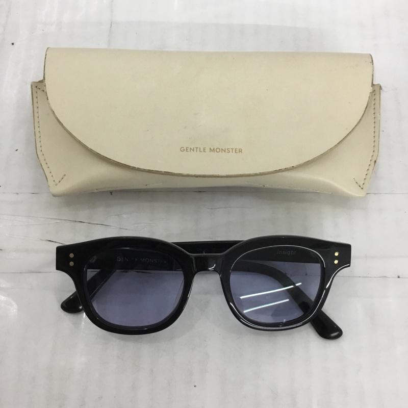 ジェントルモンスター GENTLE MONSTER めがね・サングラス サングラス Insight カラーレンズ ワンポイント 黒 / ブラック / X 青 / ブルー / メンズ USED 古着 中古 10124245