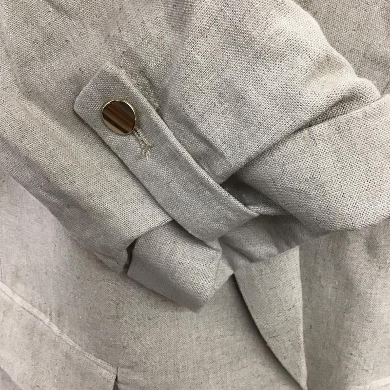 ザラ ZARA ジャケット、上着 ジャケット、ブレザー カジュアルジャケット ロングジャケット カラージャケット S 無地 ベージュ / ベージュ / レディース USED 古着 中古 10123812