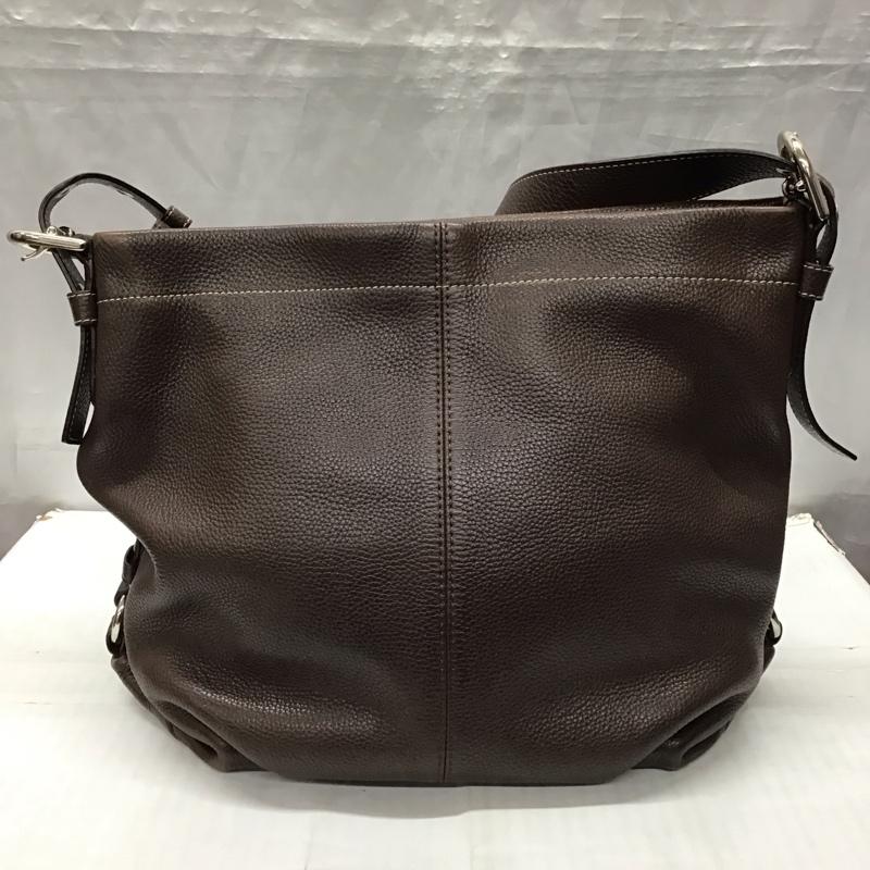 コーチ COACH トートバッグ トートバッグ F15064 レザー ショルダーバッグ 無地 茶 / ブラウン / レディース USED 古着 中古 10121229