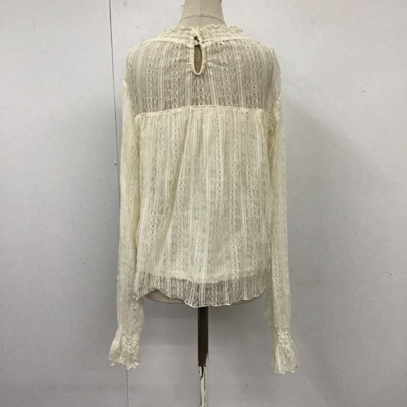 ダズリン dazzlin カットソー 長袖 FREE 無地 白 / ホワイト / レディース USED 古着 中古 10121474