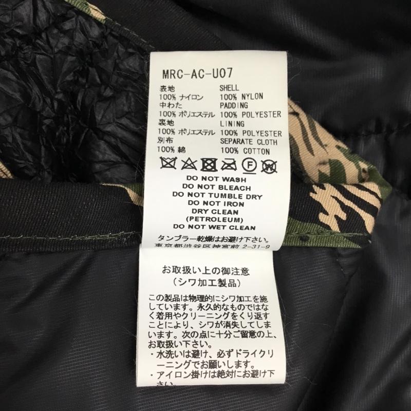 ファセッタズム FACETASM ウェア ウェア MRC-AC-U07 ナイロンエプロン キルティング プリマロフト カモフラージュ柄・迷彩 黒 / ブラック / メンズ USED 古着 中古 10121006