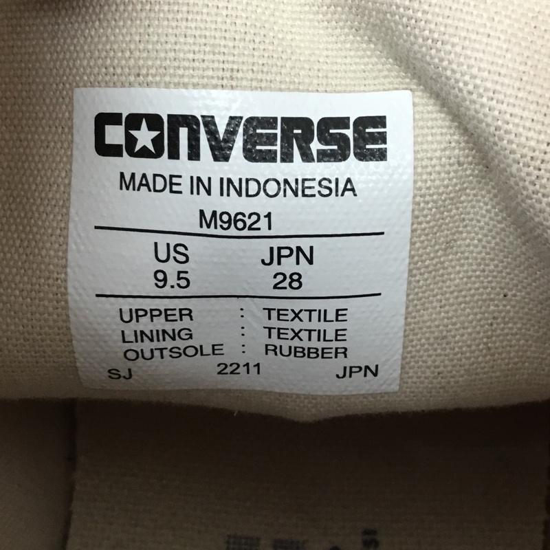 コンバース CONVERSE スニーカー スニーカー M9621 ALL STAR HI 28cm 28.0cm ロゴ、文字 赤 / レッド / メンズ USED 古着 中古 10113954