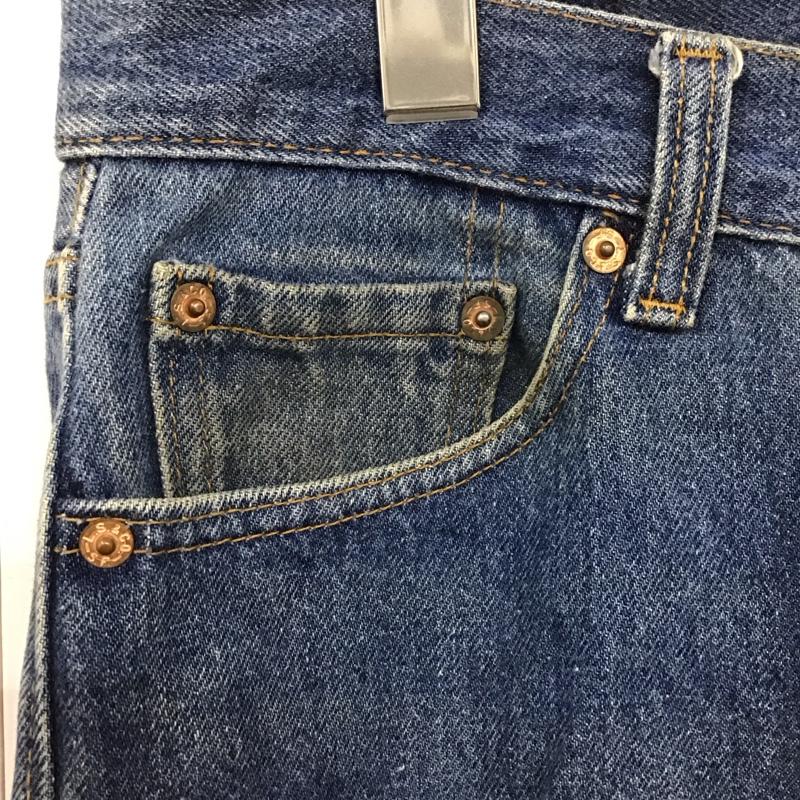 リーバイストラウスアンドコー Levi Strauss & co. パンツ デニム、ジーンズ デニムパンツ ストレートパンツ ワイドパンツ カジュアルパンツ 31インチ 無地 インディゴ / インディゴ /  メンズ USED 古着 中古 10124028