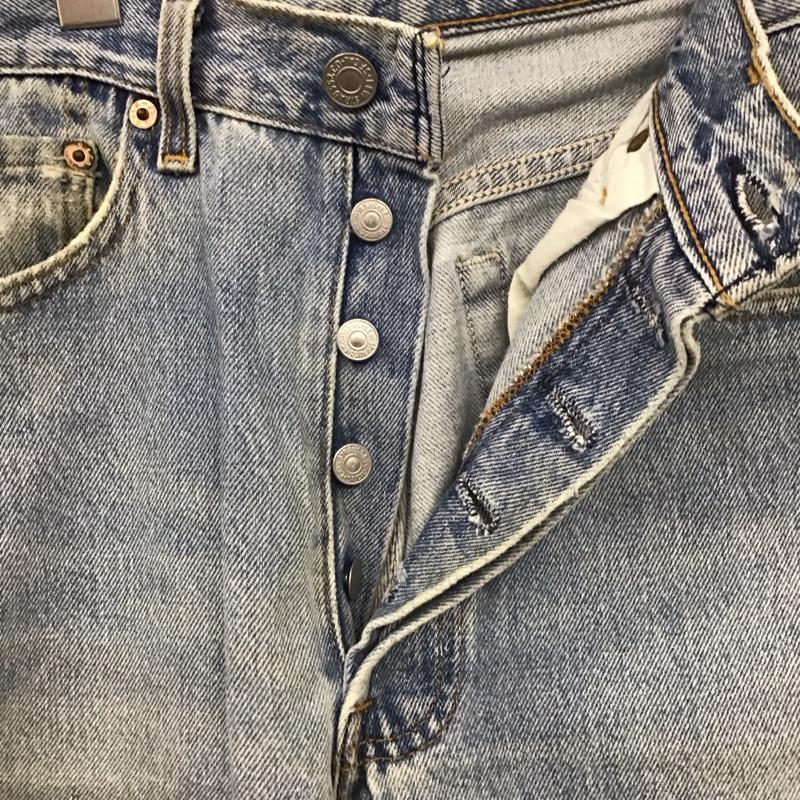 リーバイストラウスアンドコー Levi Strauss & co. パンツ デニム、ジーンズ デニムパンツ ストレートパンツ ワイドパンツ カジュアルパンツ 32インチ 無地 インディゴ / インディゴ /  メンズ USED 古着 中古 10124027