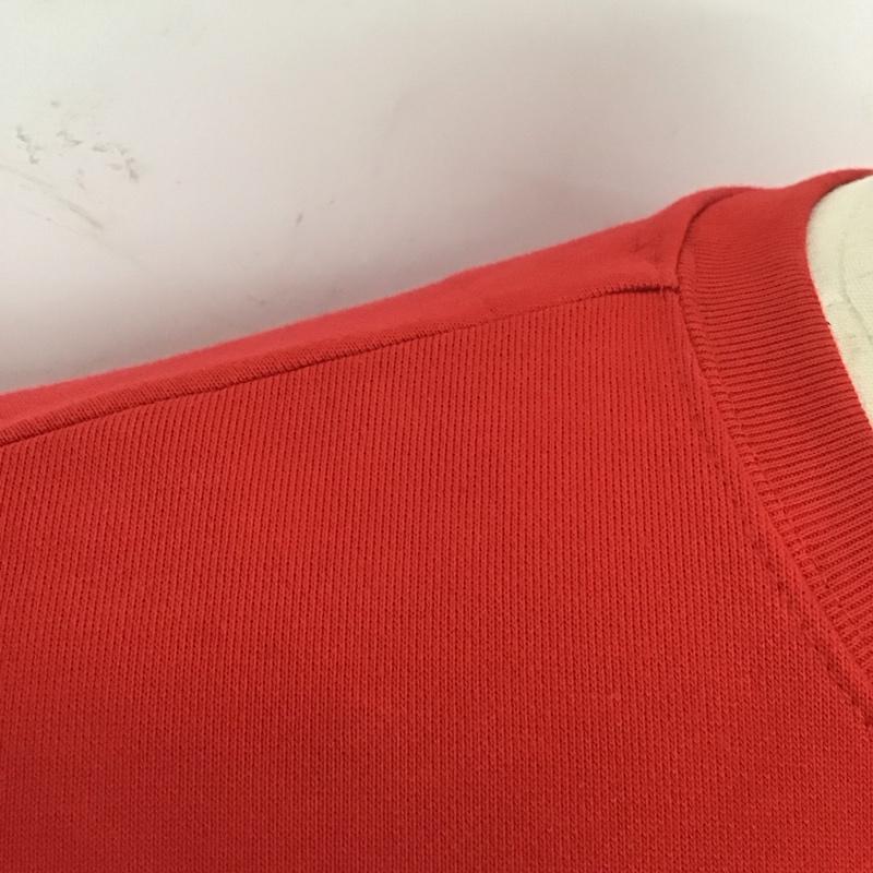 マークバイマークジェイコブス MARC by MARC JACOBS トレーナー 長袖 長袖トレーナー スウェット クルーネック リブスウェットカットソー S ロゴ、文字 赤 / レッド / メンズ USED 古着 中古 10112723