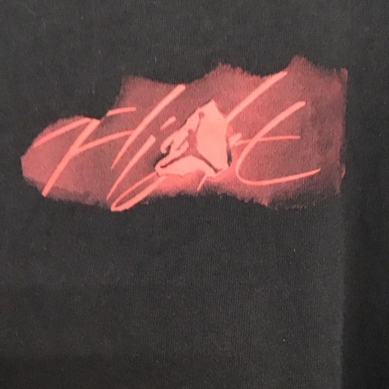 エアジョーダン AIR JORDAN Tシャツ 半袖 da9882-010 ジョーダンブランドJMFLTLSクルー 長袖カットソー プリントTシャツ XL ロゴ、文字 黒 / ブラック / メンズ USED 古着 中古 10137027