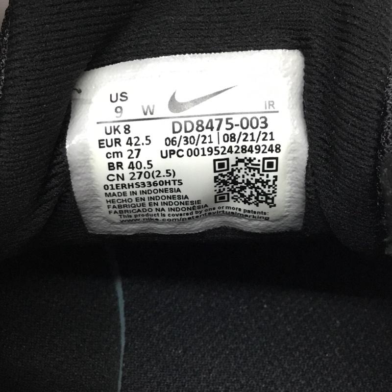 ナイキ NIKE スニーカー スニーカー DD8475-003 REVOLUTION 6 NN 27cm 27.0cm ロゴ、文字 黒 / ブラック / X 白 / ホワイト / メンズ USED 古着 中古 10118675