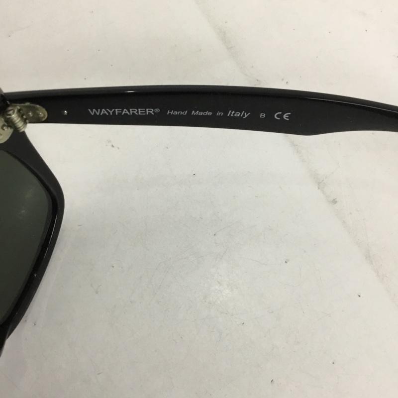 レイバン Ray-Ban めがね・サングラス サングラス RB2140-F WAYFARER カラーレンズ ロゴ、文字 黒 / ブラック / メンズ USED 古着 中古 10129395