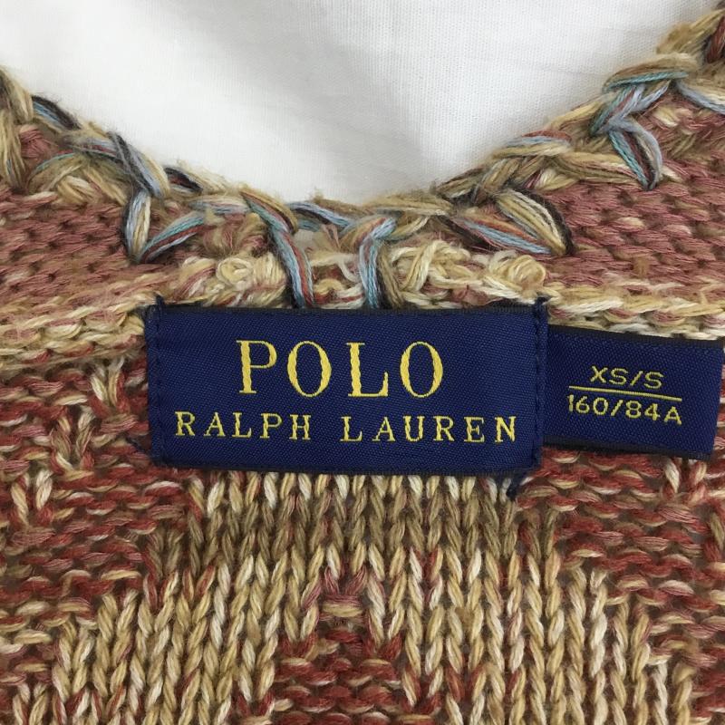 ラルフローレン RALPHLAUREN カーディガン 長袖 S ベージュ / ベージュ / メンズ USED 古着 中古 10110465