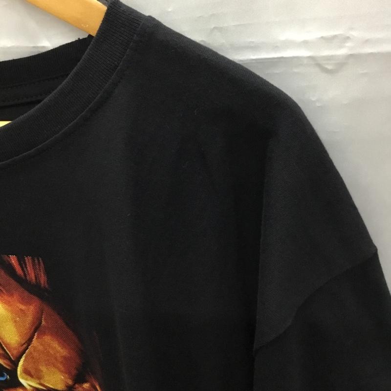 古着 USED Tシャツ 半袖 半袖カットソー プリントTシャツ クルーネックカットソー バンドTシャツ XL プリント 黒 / ブラック / メンズ USED 古着 中古 10108346