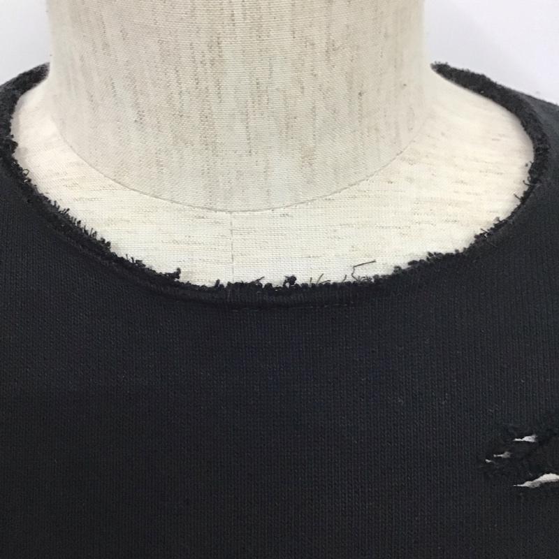 フリークスストア FREAK S STORE トレーナー 長袖 231-12111 長袖スウェット クルーネックカットソー トレーナー S ロゴ、文字 黒 / ブラック / メンズ USED 古着 中古 10111885
