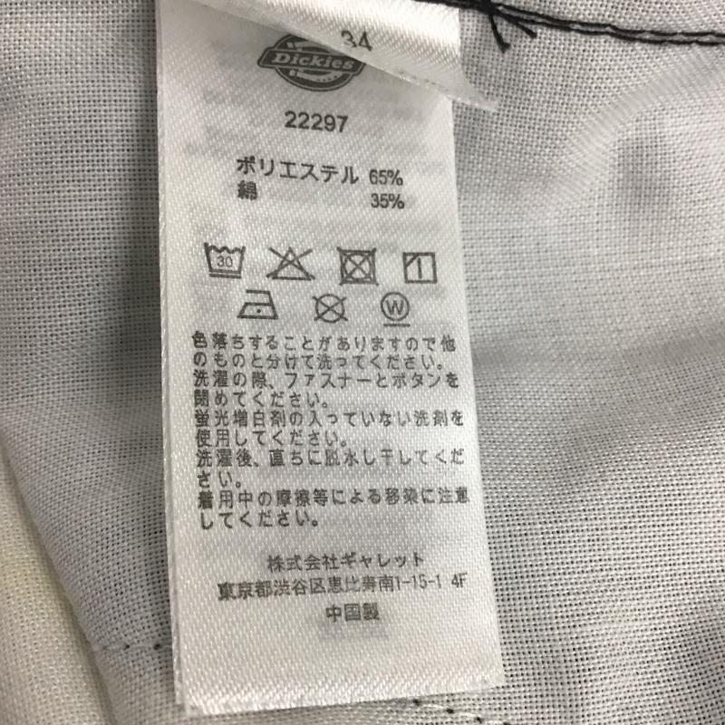 ディッキーズ Dickies パンツ ワークパンツ、ペインターパンツ ワークパンツ ワイドパンツ カジュアルパンツ 34 無地 黒 / ブラック / メンズ USED 古着 中古 10131345