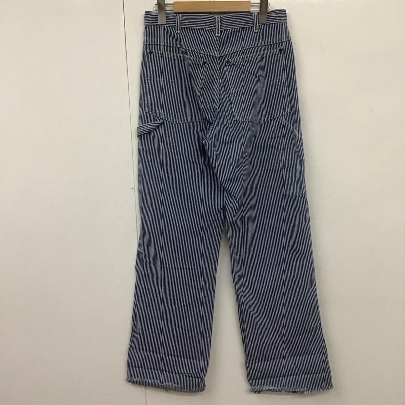 古着 USED パンツ デニム、ジーンズ ヒッコリーパンツ ワイドパンツ ストレッチパンツ カジュアルパンツ ストライプ インディゴ / インディゴ / メンズ USED 古着 中古 10131149