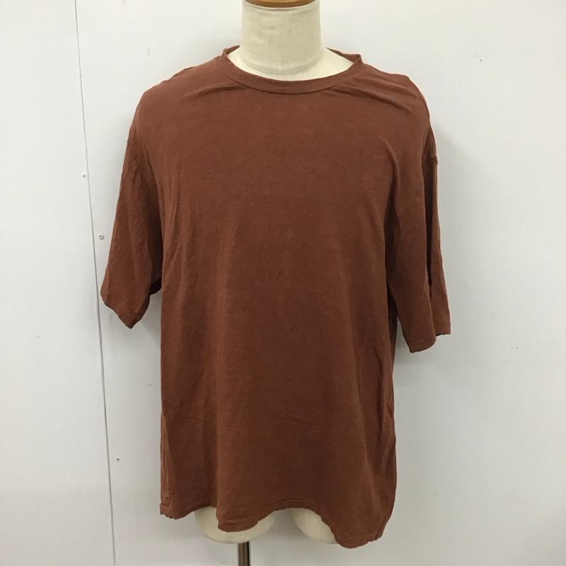 オーラリー AURALEE Tシャツ 半袖 a21st02lt ストレッチリネンジャージーカットソー 半袖カットソー 4 無地 茶 / ブラウン / メンズ USED 古着 中古 10113630