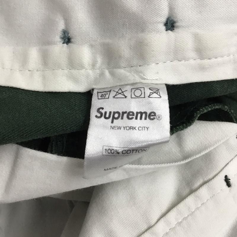 シュプリーム Supreme パンツ デニム、ジーンズ ワークパンツ ワイドパンツ カジュアルパンツ 32インチ 無地 緑 / グリーン / メンズ USED 古着 中古 10129226