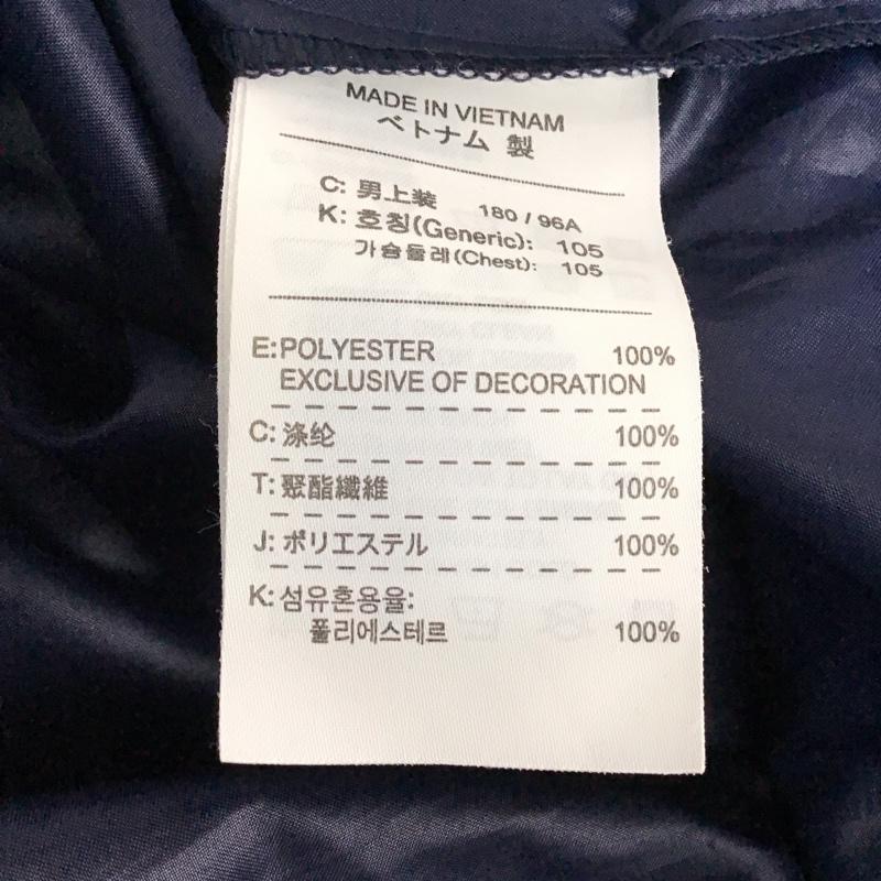 ナイキ NIKE カットソー 長袖 長袖カットソー 無地カットソー クルーネック スポーツウェア 00s XL ロゴ、文字 紺 / ネイビー / メンズ USED 古着 中古 10134003