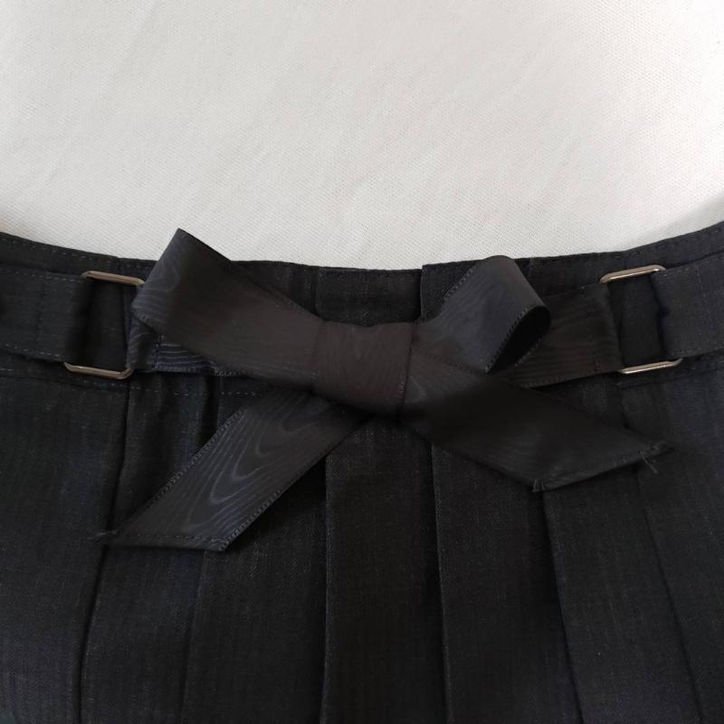 ジラソール gilasoL. スカート ひざ丈スカート 36 無地 黒 / ブラック / レディース USED 古着 中古 10015660