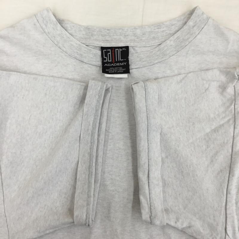 セントマイケル SAINT MICHAEL Tシャツ 半袖 SA SS TEE ST M6 ACDMY XL プリント 灰 / グレー / メンズ USED 古着 中古 10138859