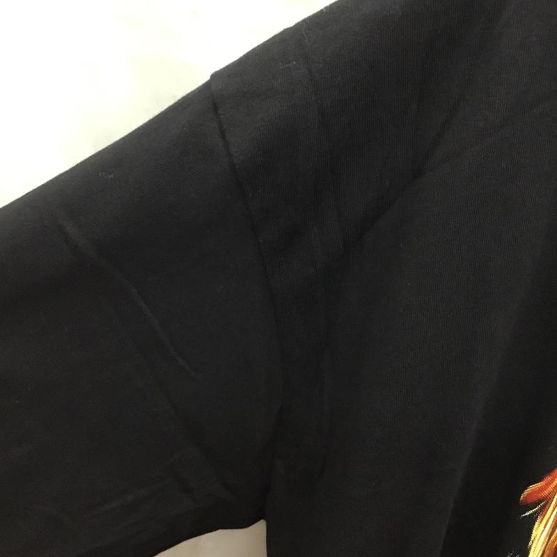古着 USED Tシャツ 半袖 半袖カットソー プリントTシャツ クルーネックカットソー バンドTシャツ XL プリント 黒 / ブラック / メンズ USED 古着 中古 10108346
