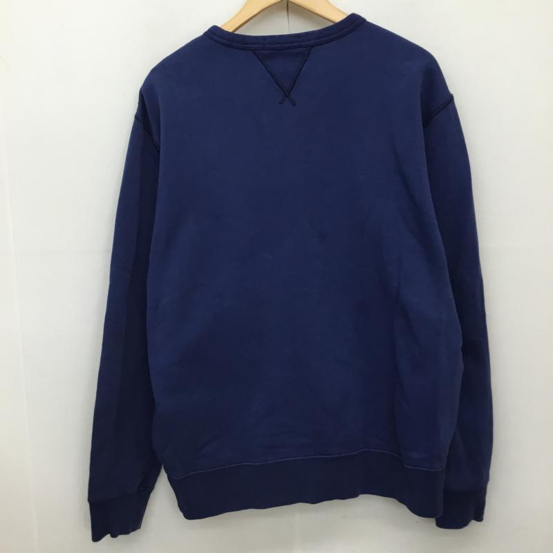 ポロラルフローレン POLO RALPH LAUREN トレーナー 長袖 L ロゴ、文字 青 / ブルー / メンズ USED 古着 中古 10136422