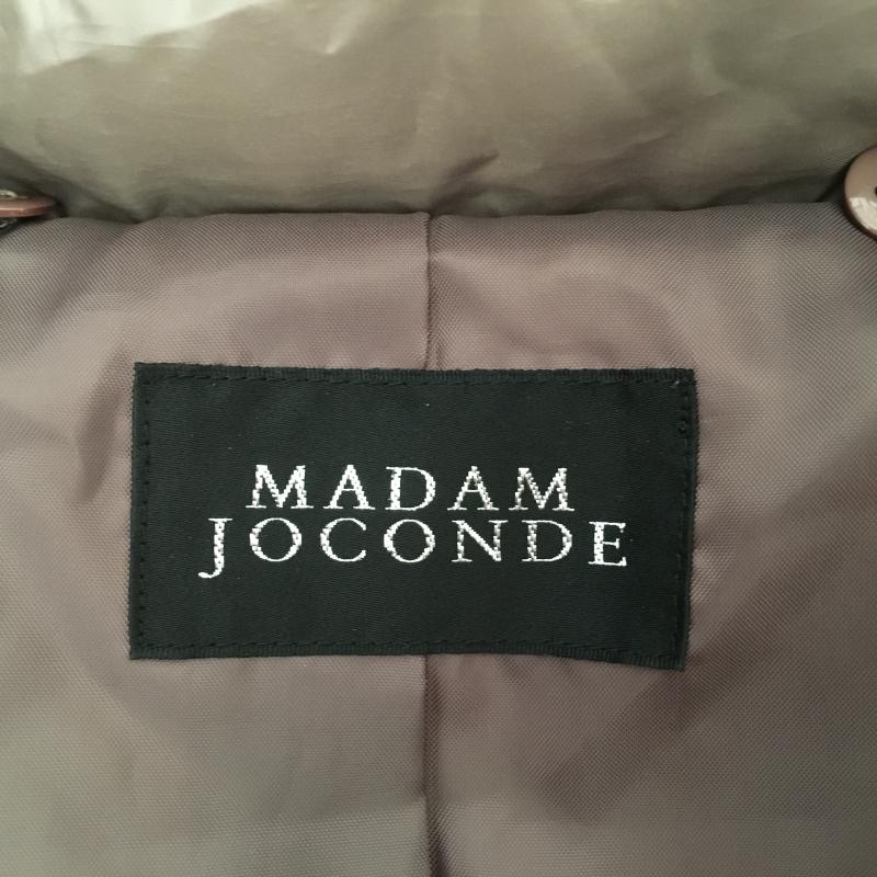マダムジョコンダ MADAM JOCONDE コート ダウンコート 40 無地 茶 / ブラウン / レディース USED 古着 中古 10009152