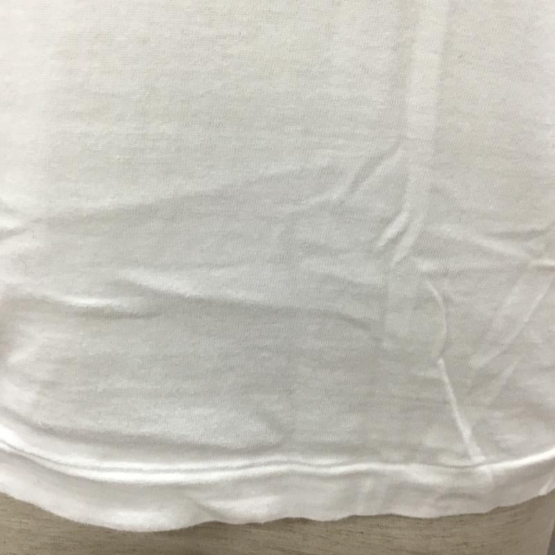 ヘインズ HANES Tシャツ 半袖 半袖カットソー プリントTシャツ クルーネックカットソー ロンハーマン M 無地 白 / ホワイト /  メンズ USED 古着 中古 10113302