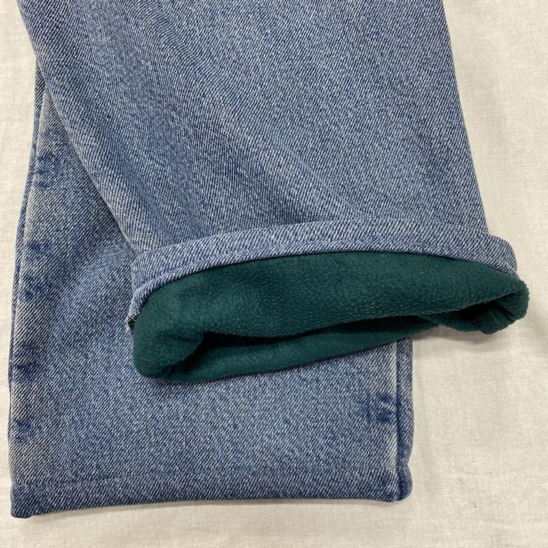 エルエルビーン L.L.Bean パンツ デニム、ジーンズ L.L.Bean フリースライナー デニムパンツ T705 ジッパーフライ IDG GRN W31 L36 31インチ ロゴ、文字 X ワンポイント インディゴ / インディゴ / Indigo X 緑 / グリーン / green メンズ USED 古着 中古 50099953