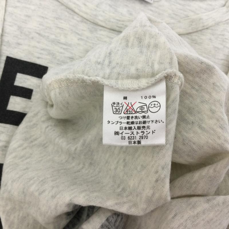 キツネ KITSUNE Tシャツ 半袖 フロントロゴプリント 半袖Tシャツ S ロゴ、文字 灰 / グレー / gray X ベージュ / ベージュ / beige メンズ USED 古着 中古 50104463