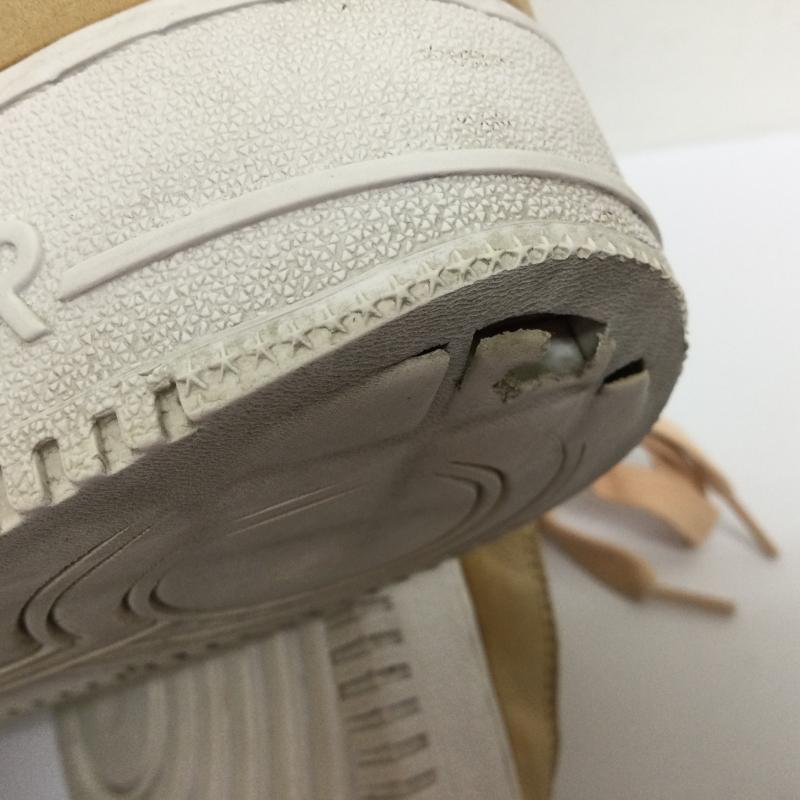 ナイキ NIKE スニーカー スニーカー DR9503-201 WMNS AIR FORCE 1 PRM MF エア フォース 1 プレミアム バケッタタン 27.5cm ロゴ、文字 ベージュ / ベージュ / beige メンズ USED 古着 中古 50107287