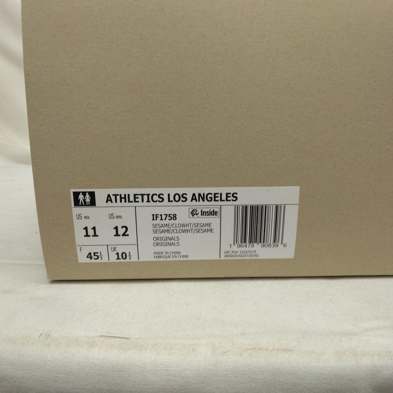 フィアーオブゴッド Fear of God スニーカー スニーカー ATHLETICS adidas Los Angeles Runner Sesame Cloud White IF1758 29.0cm 灰 / グレー / gray メンズ USED 古着 中古 50107844