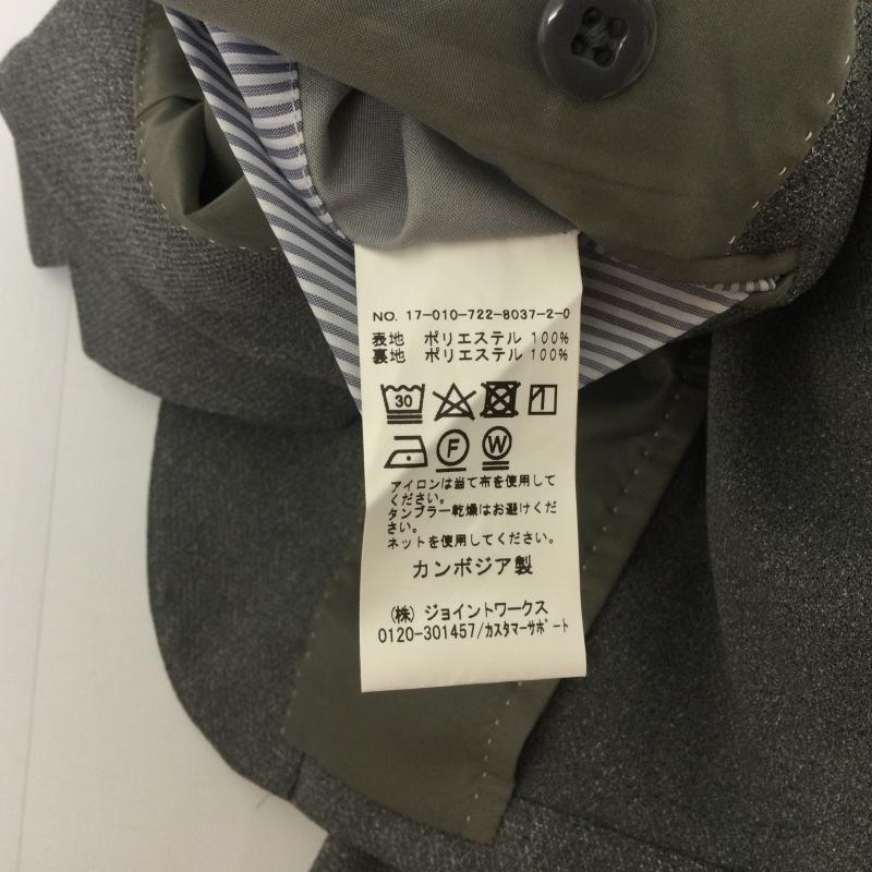 シンプリシテェ Simplicite ジャケット、上着 ジャケット、ブレザー 17-010-722-8037-2-0 2ッボタン センターベント 背抜き カジュアル テーラージャケット L 無地 灰 / グレー / gray メンズ USED 古着 中古 50110733