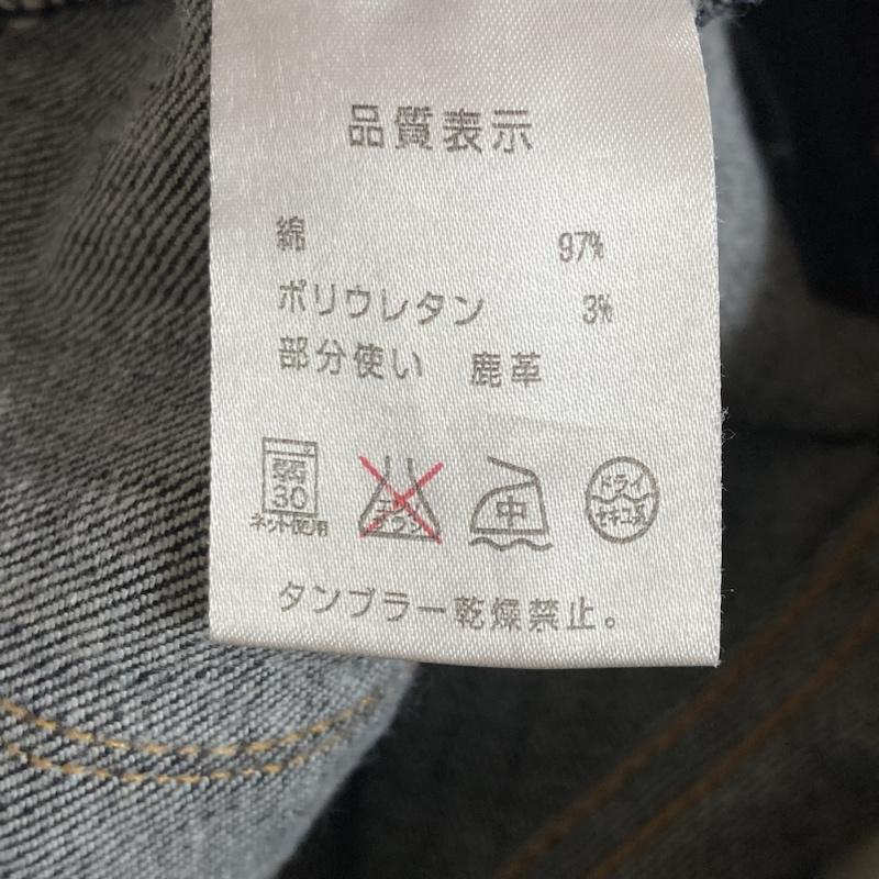 クロ KURO パンツ デニム、ジーンズ KURO FIBRO 42TALON ジッパーフライ ローライズ ストレッチ スキニーデニムパンツ 28インチ 無地 インディゴ / インディゴ / Indigo メンズ USED 古着 中古 50111008