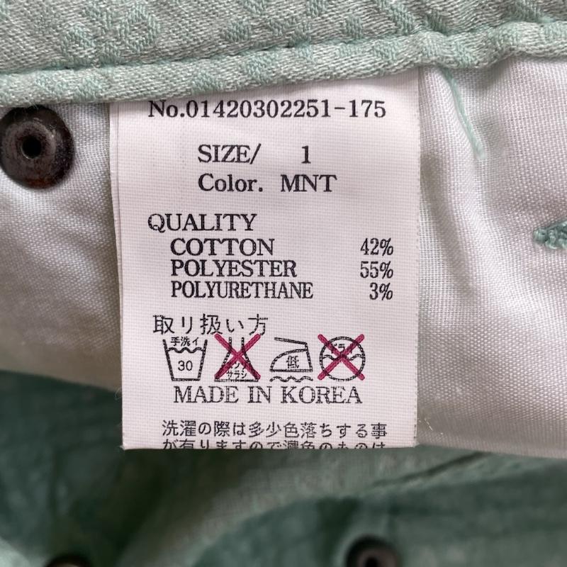古着 USED パンツ ショートパンツ WILD PARTY ワイルドパーティ ハーフパンツ パイソン柄 スタッズ ストレッチ 1 1 総柄 X ヘビ柄 薄緑 / ライトグリーン / メンズ USED 古着 中古 50111366