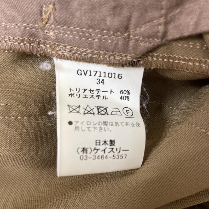 ジーヴィジーヴィ G.V.G.V. サロペット・オーバーオール サロペット、オーバーオール GV1711016 TWILL UTILITY BRACES TROUSERS ツイルユーティリティ 34 茶 / ブラウン / brown レディース USED 古着 中古 50112111