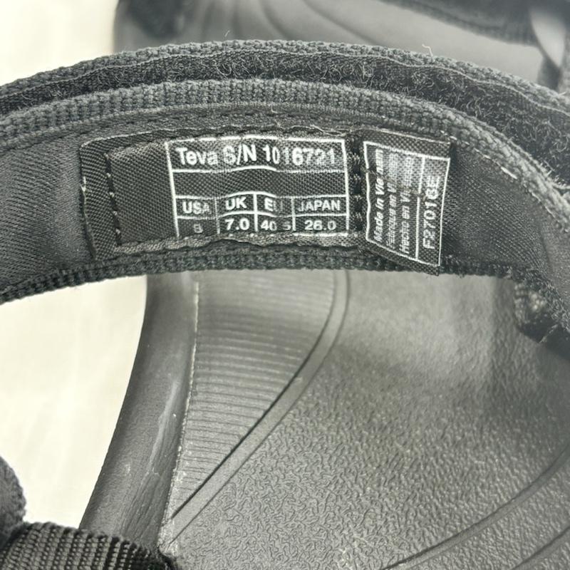 テバ Teva サンダル サンダル 1016721 × uniform experiment M HURRICANE XLT SOPH 26.0cm 黒 / ブラック / black メンズ USED 古着 中古 50112902