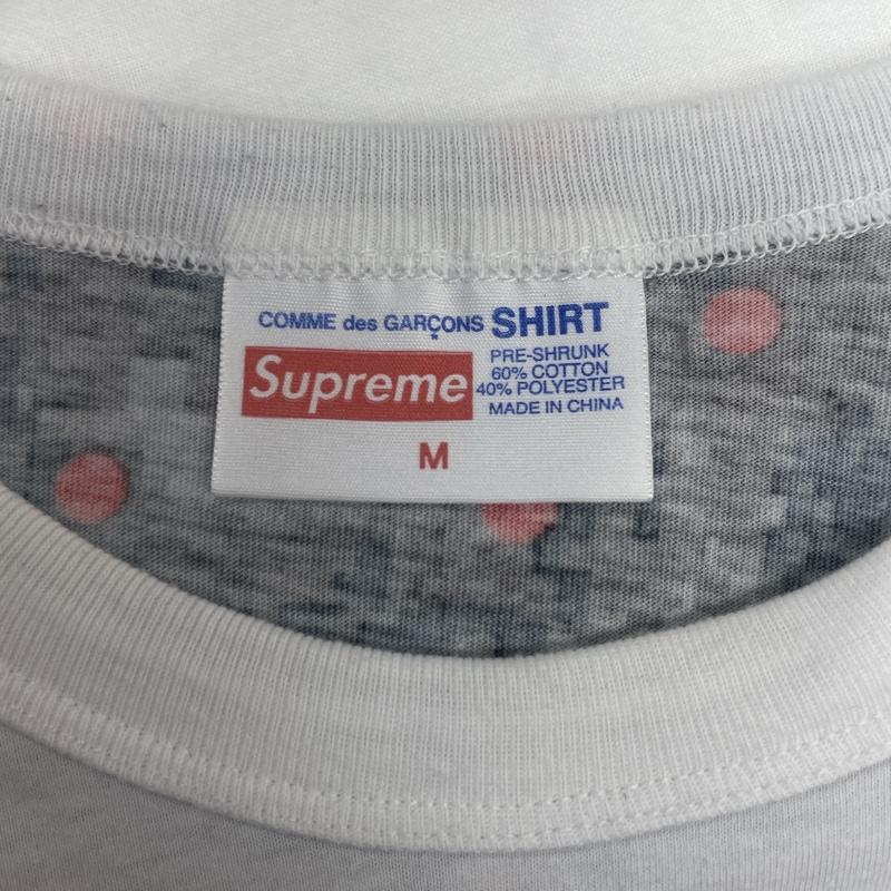 シュプリーム Supreme Tシャツ 半袖 ✕ COMME des GARCONS SHIRT ギャルソン 13SS 反転 Box Logo S/S Tee M 白 / ホワイト / white メンズ USED 古着 中古 50113614