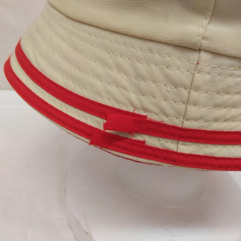 古着 USED 帽子 ハット MLB Angels エンゼルス リバーシブル バケット ハット シティコネクト ロゴ - ベージュ / ベージュ / beige X 赤 / レッド / red メンズ USED 古着 中古 50114834