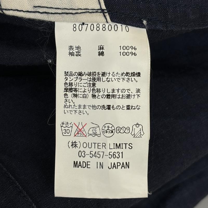 ナイジェルケーボン Nigel Cabourn ジャケット、上着 ジャケット、ブレザー 8070880010 リネン混 チェンジボタン ノッチドラペル テーラード 38 紺 / ネイビー / navy レディース USED 古着 中古 50116333