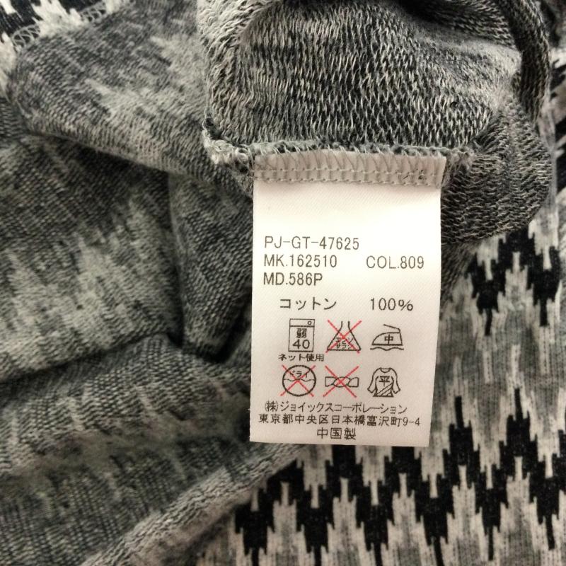 ポール・スミス ジーンズ Paul Smith JEANS Tシャツ 半袖 162510 幾何学模様 総柄 半袖Tシャツ L 総柄 白 / ホワイト / white X 灰 / グレー / gray X 黒 / ブラック / black メンズ USED 古着 中古 50116966