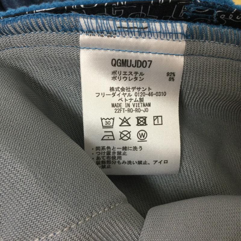 ルコックスポルティフ le coq sportif ボトムス ボトムス QGMUJD07 スイッチストレッチ起毛パンツ ロゴ刺繍 ゴルフパンツ サイズ79 L ロゴ、文字 青 / ブルー / blue メンズ USED 古着 中古 50117511