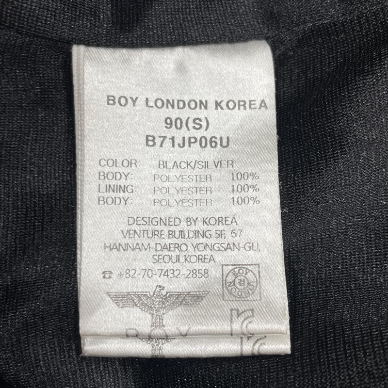 ボーイロンドン BOY LONDON ジャケット、上着 ジャンパー、ブルゾン B71JP06U 17SS スパンコール イーグル 刺繍 スカジャン S 黒 / ブラック / black X 銀 / シルバー / silver color メンズ USED 古着 中古 50117654