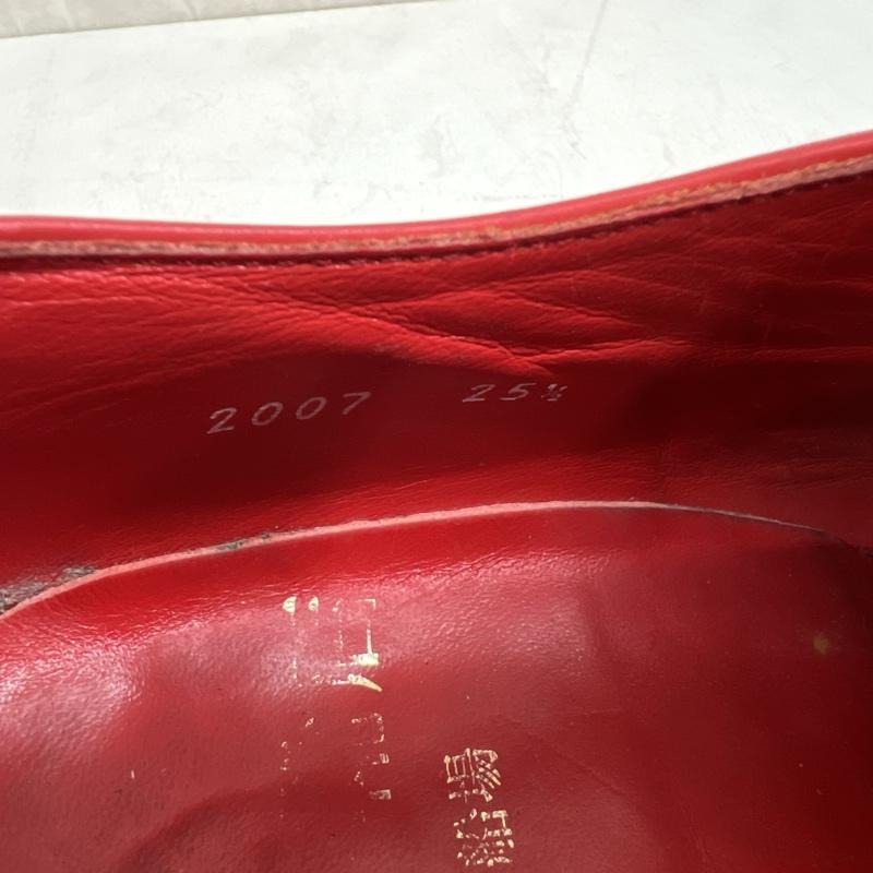 ヤマネ YAMANE 革靴 革靴 山根靴店 2007 Uチップ レザーシューズ 25.5cm 赤 / レッド / red メンズ USED 古着 中古 50119894