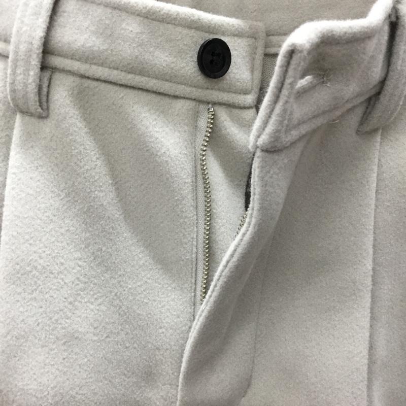 アイテムズ アーバンリサーチ ITEMS URBAN RESEARCH パンツ スラックス it17-14c007 ウールタッチ センタープレススラックスパンツ ワイドパンツ M 無地 アイボリー / アイボリー / メンズ USED 古着 中古 10120484